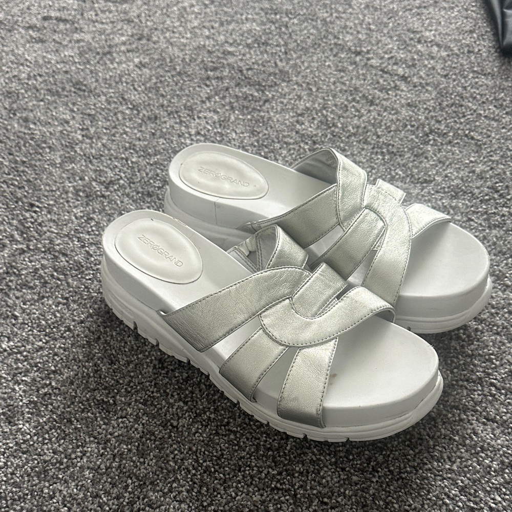 Cole Haan Women's Metallic Wedge Sandals
